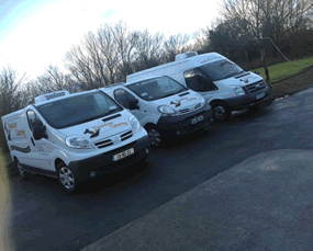 Treanlaur Catering Fleet of Vans